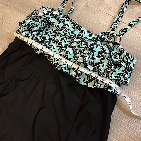 Liz Claiborne Women’s Plus Size 24W One Piece Swim-dress Swimsuit Swimwear - Picture 11 of 12